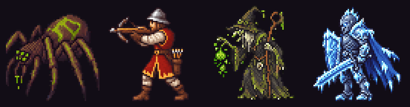 Some of the monsters